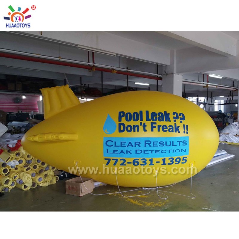 16ft Giant Inflatable Zeppelin For Events Helium Blimp Airship Advertising Balloon Longlasting Durable - 4
