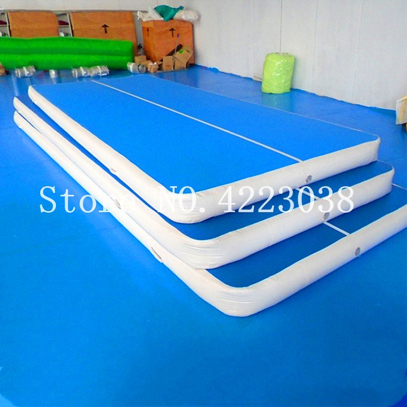 5x2x02m Inflatable Air Track Tumble Mat Gymnastics Taekwondo Trampoline Pad For Training Fitness - 1
