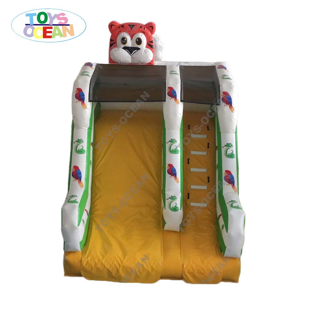 5x4x4m Indoor Mini Tiger Jungle Inflatable Slide For Kids Party Playtime Fun - 6
