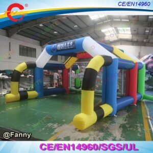 5x5m Carnival Game Inflatable Football Goal For Soccer Shooting Gate - 2