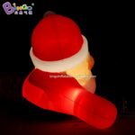 6 5x4 3x4 5 Meters Inflatable Led Half Body Santa Claus Decoration Characteristic Christmas Old Man Toy For Roof Displaying - 4