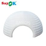 6 M Inflatable Dome Tent Bar House White Igloo Marquee Event Showing Party Pavilion For - 2