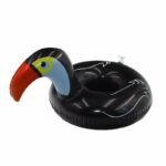 6 Pcs Lot Pool Party Inflatable Drink Floats Cup Holder Animal Fruit Series Water Coaster Floating - 5