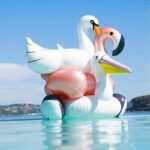 60 Inch 1 5m Giant Inflatable Swan Flamingo Toucan Pool Float Unicorn Swimming Ring Holiday Water Fun Toys Boias Piscina