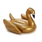1 9m 75inch Giant Rideable Gold Swan Toy Inflatable Float Swimming Water Pool Summer Fun