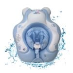 Baby Swimming Ring Inflatable Cartoon Bear Swim Circle For 0-6 Age Children Bathing Pool Float Infant Buoy Arms