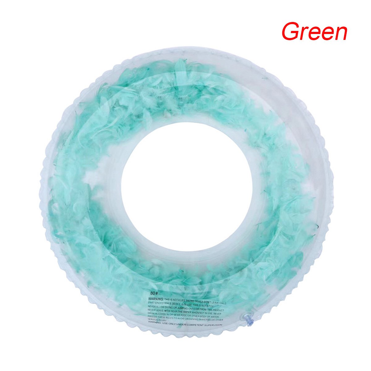 Feather Design Inflatable Swimming Ring Water Float For Kids Adults Life Buoy Pool Mattress Beach Toy - 4 Feather Design Inflatable Swimming Ring Water Float For Kids Adults Life Buoy Pool Mattress Beach Toy - 4