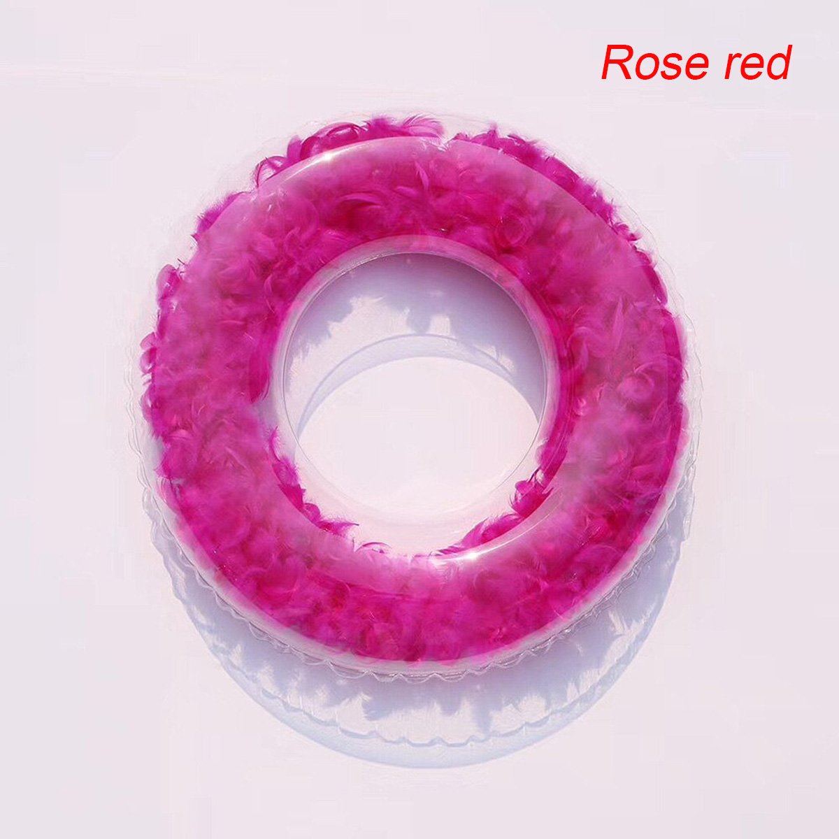 Feather Design Inflatable Swimming Ring Water Float For Kids Adults Life Buoy Pool Mattress Beach Toy - 5 Feather Design Inflatable Swimming Ring Water Float For Kids Adults Life Buoy Pool Mattress Beach Toy - 5