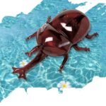 Water Inflatable Swimming Ring Giant Beetle Pool Float Lounge Animal Air Mattress Life Buoy Raft Boys Toys