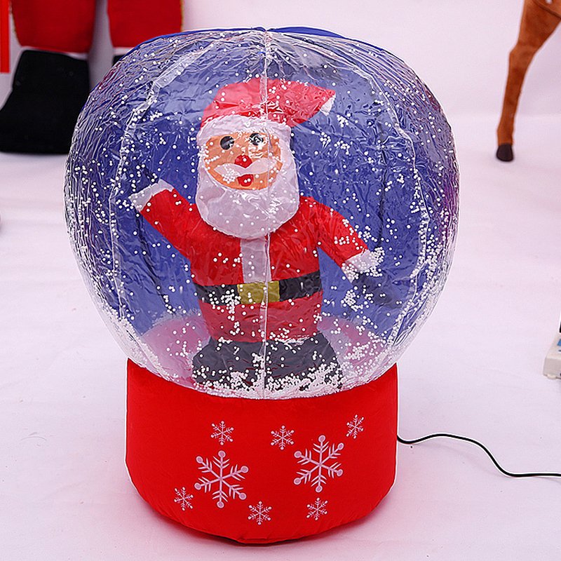 60cm100cm Inflatable Led Santa Claus Snow Globe Giant Outdoor Christmas Tree Decoration Party Yard Prop - 6 60cm100cm Inflatable Led Santa Claus Snow Globe Giant Outdoor Christmas Tree Decoration Party Yard Prop - 6
