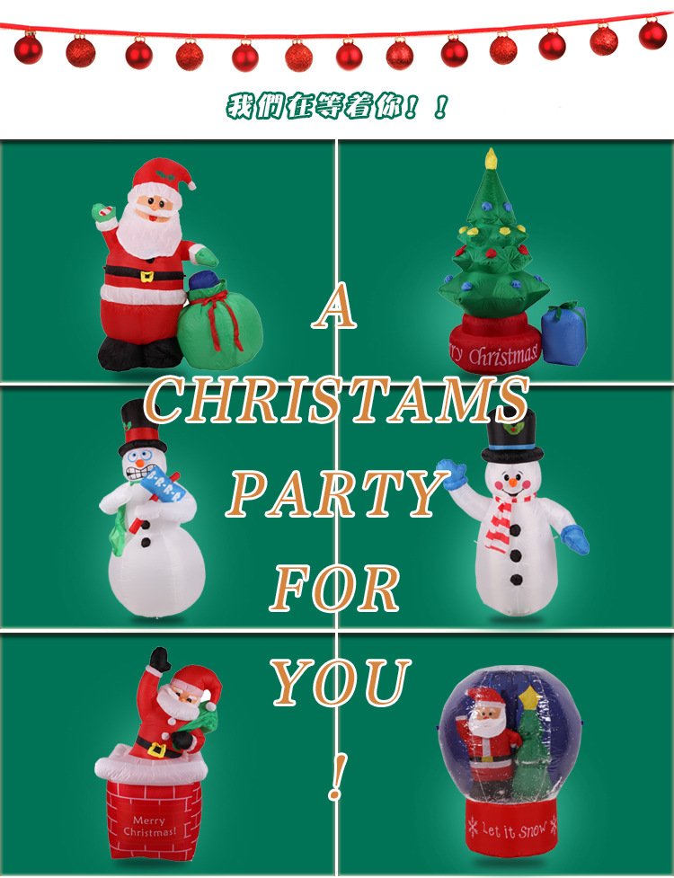 60cm100cm Inflatable Led Santa Claus Snow Globe Giant Outdoor Christmas Tree Decoration Party Yard Prop - 1 60cm100cm Inflatable Led Santa Claus Snow Globe Giant Outdoor Christmas Tree Decoration Party Yard Prop - 1