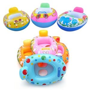 65x45cm Inflatable Swimming Circles Kids Baby Seat Swim Ring Pool Aid Trainer Beach Floating Boat 2-5 Year Old Kid