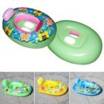 65x45cm Inflatable Swimming Circles Kids Baby Seat Swim Ring Pool Aid Trainer Beach Floating Boat 2-5 Year Old Kid - 5