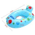 65x45cm Inflatable Swimming Circles Kids Baby Seat Swim Ring Pool Aid Trainer Beach Floating Boat 2-5 Year Old Kid - 6