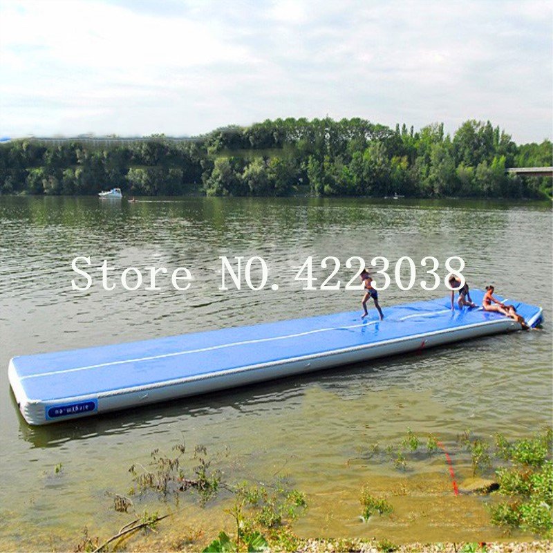 Inflatable Gymnastics Air Track 678m Tumbling Mat Trampoline With Durable Electric Pump For Training - 13