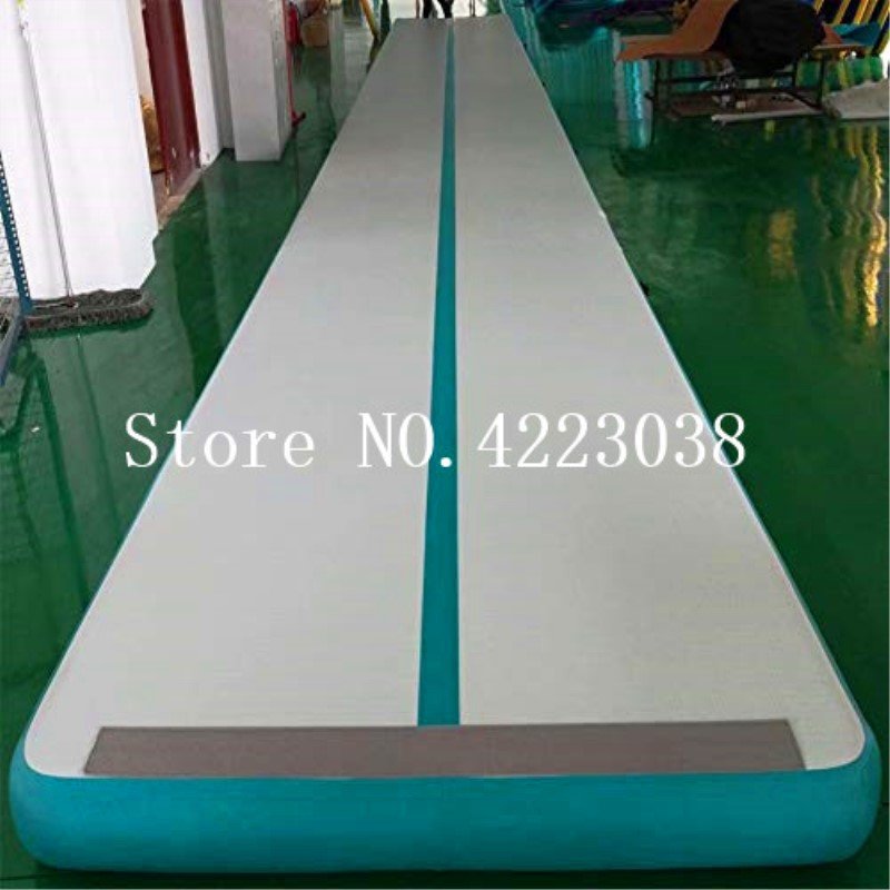 Inflatable Gymnastics Air Track 678m Tumbling Mat Trampoline With Durable Electric Pump For Training - 3