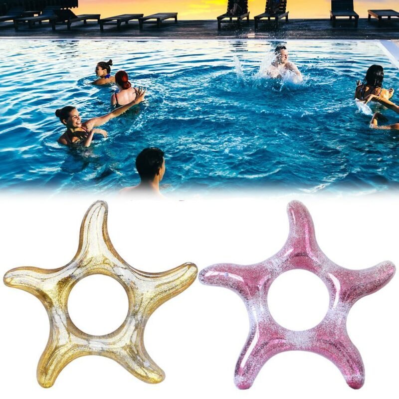 Starfish Inflatable Swimming Ring Pool Float Toy Circle Beach Sea Party Mattress Water Play For Adult Children