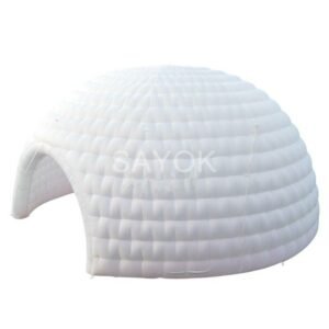 6 M Inflatable Dome Tent Bar House White Igloo Marquee Event Showing Party Pavilion For