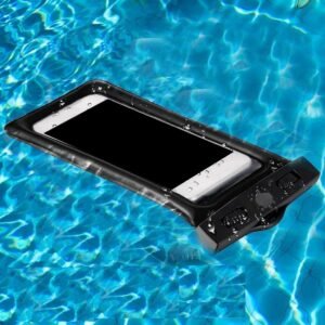 Perfeclan Waterproof Bag Case Pvc Safety Open Swim Buoy Tow Float Inflated Buoyance & Dry Phone For Water Swimming Triathlon