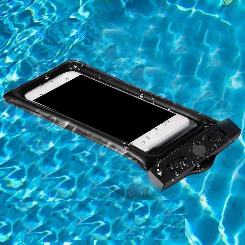 Perfeclan Waterproof Bag Case Pvc Safety Open Swim Buoy Tow Float Inflated Buoyance & Dry Phone For Water Swimming Triathlon