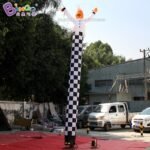 6m Inflatable Chef Cartoon Wave Tube Air Dancer For Restaurant Advertising - 4
