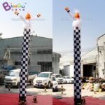 6m Inflatable Chef Cartoon Wave Tube Air Dancer For Restaurant Advertising - 5