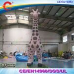6m 8m 10m Giant Inflatable Giraffe Cartoon Animal Balloon For Outdoors Promotion Air - 2