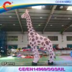 6m 8m 10m Giant Inflatable Giraffe Cartoon Animal Balloon For Outdoors Promotion Air - 4