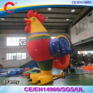 6mh Design Giant Inflatable Rooster For Outdoor Advertising Chicken Animal - 2