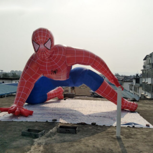 6m L Giant Inflatable Spiderman Cartoon Model Spider Man Decorative Replica For Promotion And Fun Games