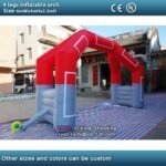 6mwx4mh 20ft 4 Legs Inflatable Start Finish Arch Racing Line Advertising Sports Promotional Events - 2