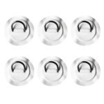 6pcs 3' Stainless Steel D-ring Pad Patch For Pvc Inflatable Rafting Boat Surfboard Water Sports - 3
