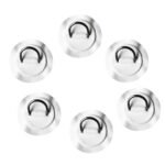 6pcs 3' Stainless Steel D-ring Pad Patch For Pvc Inflatable Rafting Boat Surfboard Water Sports - 6