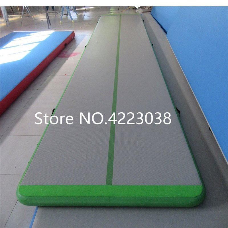 1m Inflatable Gymnastics Air Track Mattress Tumbling Training Floor Exercise Equipment 6x1x0 - 6
