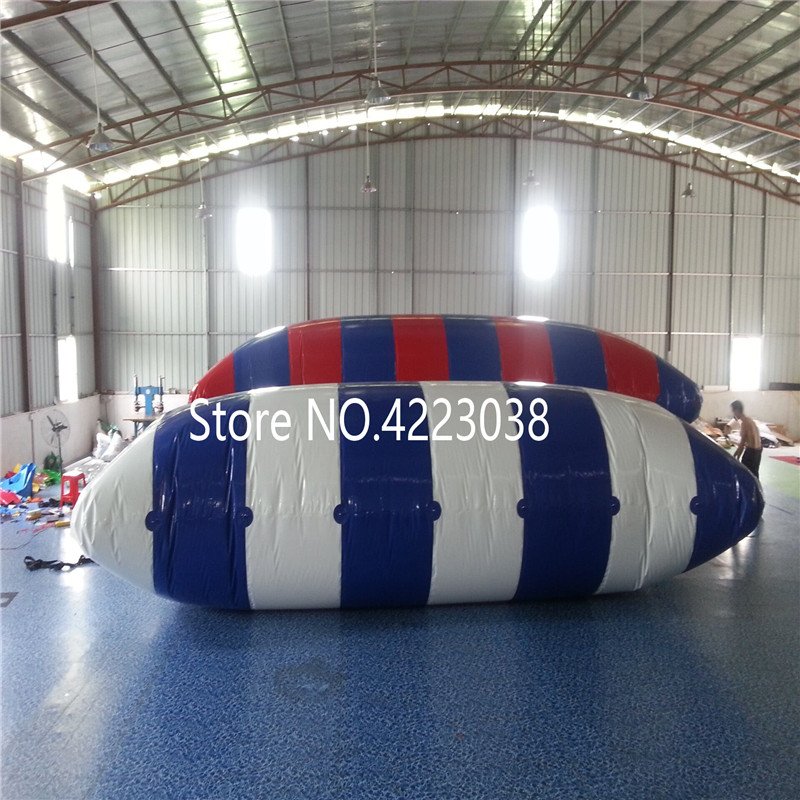 6x2m Inflatable Water Blob Jumping Bag Trampoline With Highpower Pump For Outdoor Fun - 2
