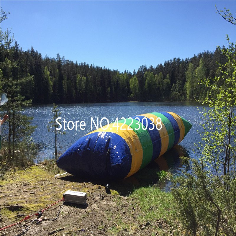 6x3m Inflatable Water Blob Bouncing Jump Pillow Water Trampoline With Highperformance Pump - 8