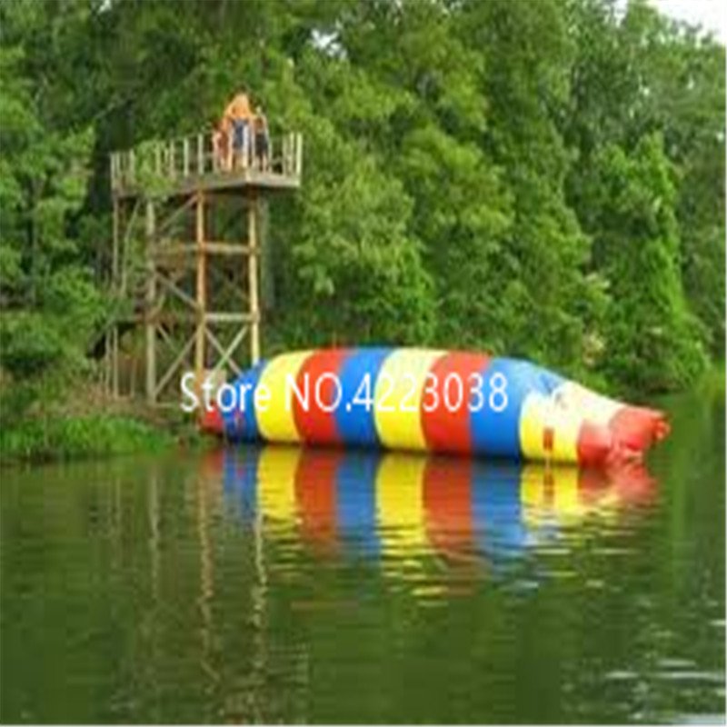 6x3m Inflatable Water Blob Bouncing Jump Pillow Water Trampoline With Highperformance Pump - 12