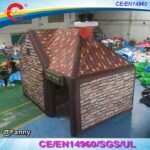 6x4m 20x13ft Backyard Inflatable Pub Huts At Outdoor Party Portable Bar House With Blower - 4