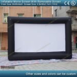 6x4m Inflatable Movie Screen With Removable Front Rear Projection Film Cinema Tv Play - 4