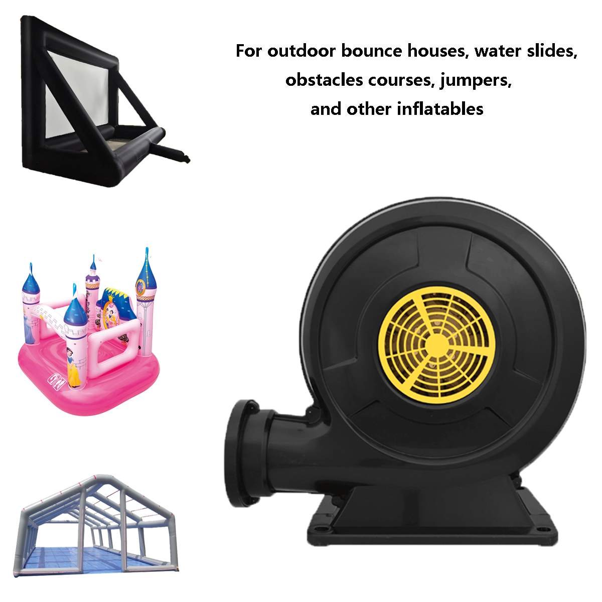 6x4m Outdoor Inflatable Projector Screen With Blower Fan Perfect For Home Cinema Backyard Movie Nights Parties - 6