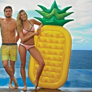 72inch Giant Inflatable Pool Toys Summer Pineapple Air Mattress Swim Ring Float Water Fun Island Holiday Raft Boia