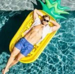 72inch Giant Inflatable Pool Toys Summer Pineapple Air Mattress Swim Ring Float Water Fun Island Holiday Raft Boia - 6