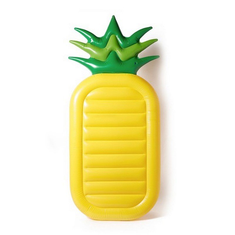 Giant 72inch Summer Inflatable Pineapple Pool Float Swim Ring Water Fun Island Air Mattress Holiday Raft - 2