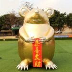 Personalized 3m Height Inflatable Mouse Mascot Giant Rat Toys