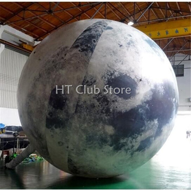 7m Large Inflatable Moon Ball With Led Lights For Commercial Festival Decorations Design - 7 7m Large Inflatable Moon Ball With Led Lights For Commercial Festival Decorations Design - 7