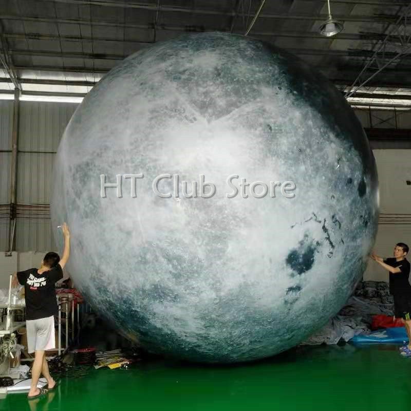 7m Large Inflatable Moon Ball With Led Lights For Commercial Festival Decorations Design - 10 7m Large Inflatable Moon Ball With Led Lights For Commercial Festival Decorations Design - 10