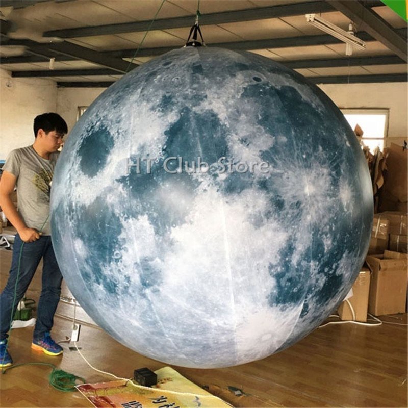 7m Large Inflatable Moon Ball With Led Lights For Commercial Festival Decorations Design - 11 7m Large Inflatable Moon Ball With Led Lights For Commercial Festival Decorations Design - 11