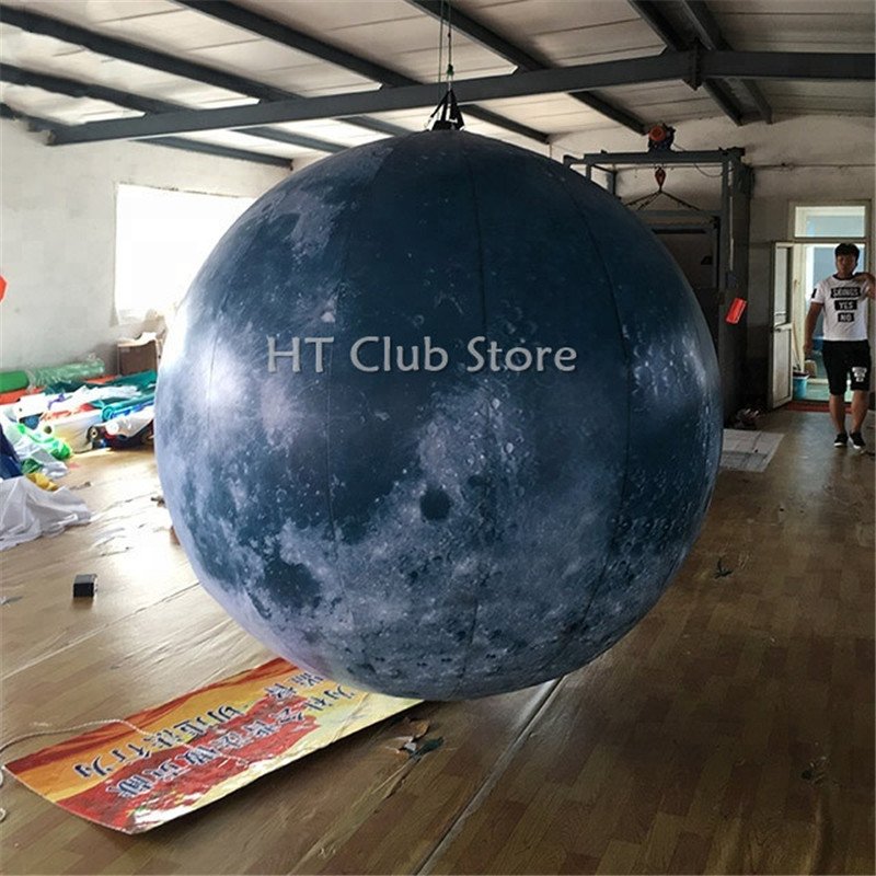 7m Large Inflatable Moon Ball With Led Lights For Commercial Festival Decorations Design - 1 7m Large Inflatable Moon Ball With Led Lights For Commercial Festival Decorations Design - 1