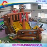 7x4m Giant Inflatable Pirate Ship Slide - 3