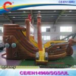 7x4m Giant Inflatable Pirate Ship Slide - 4
